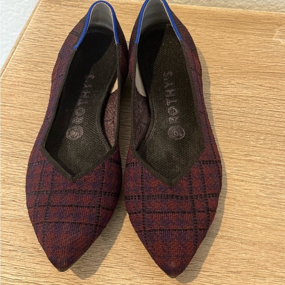 ROTHYS THE POINT WOMENS FLAT SHOES 8.5 - Picture 2 of 4